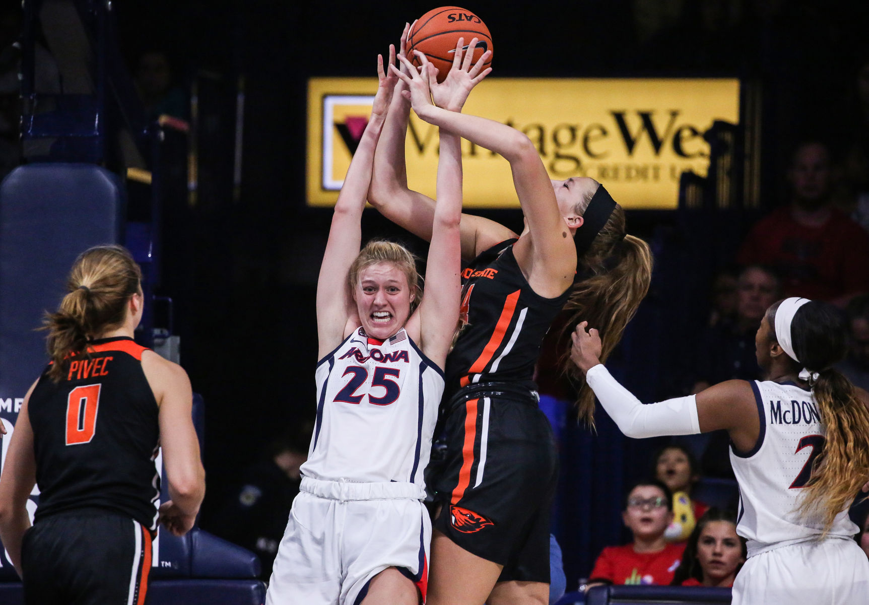 Arizona vs. Oregon State women's basketball